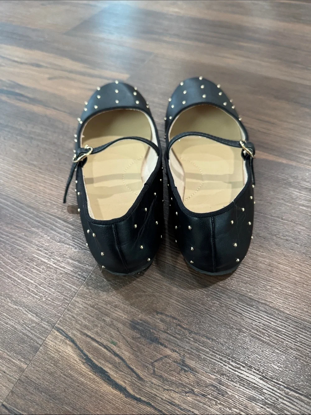 Girl’s Cat & Jack Black Embellished Ballet Flats